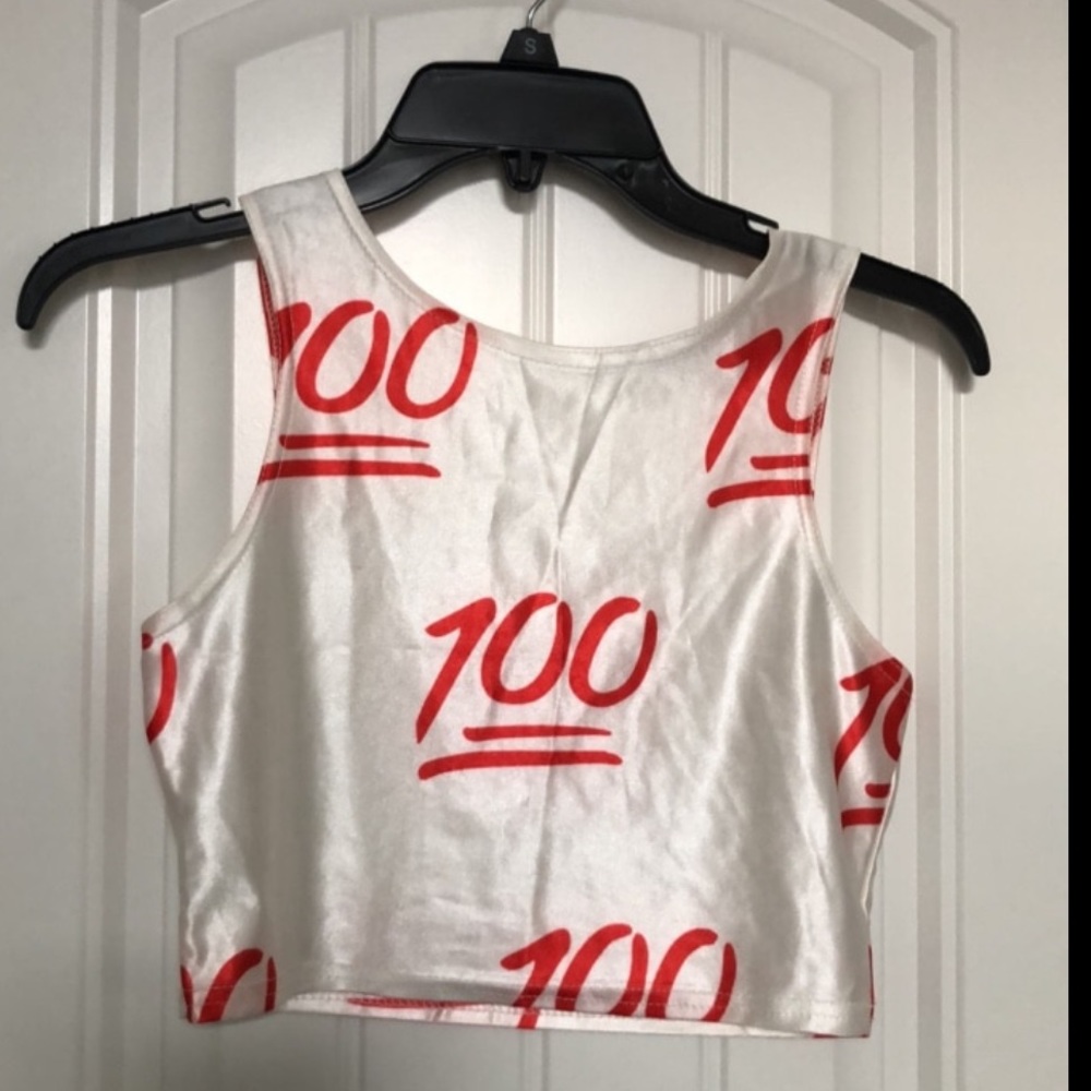 Emoji crop top
